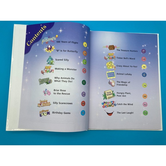 Disney's Year Book 2003 Scholastic Hardcover with Original Large Bonus Poster - Picture 2 of 6